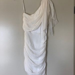 Alice + Olivia white sexy dress